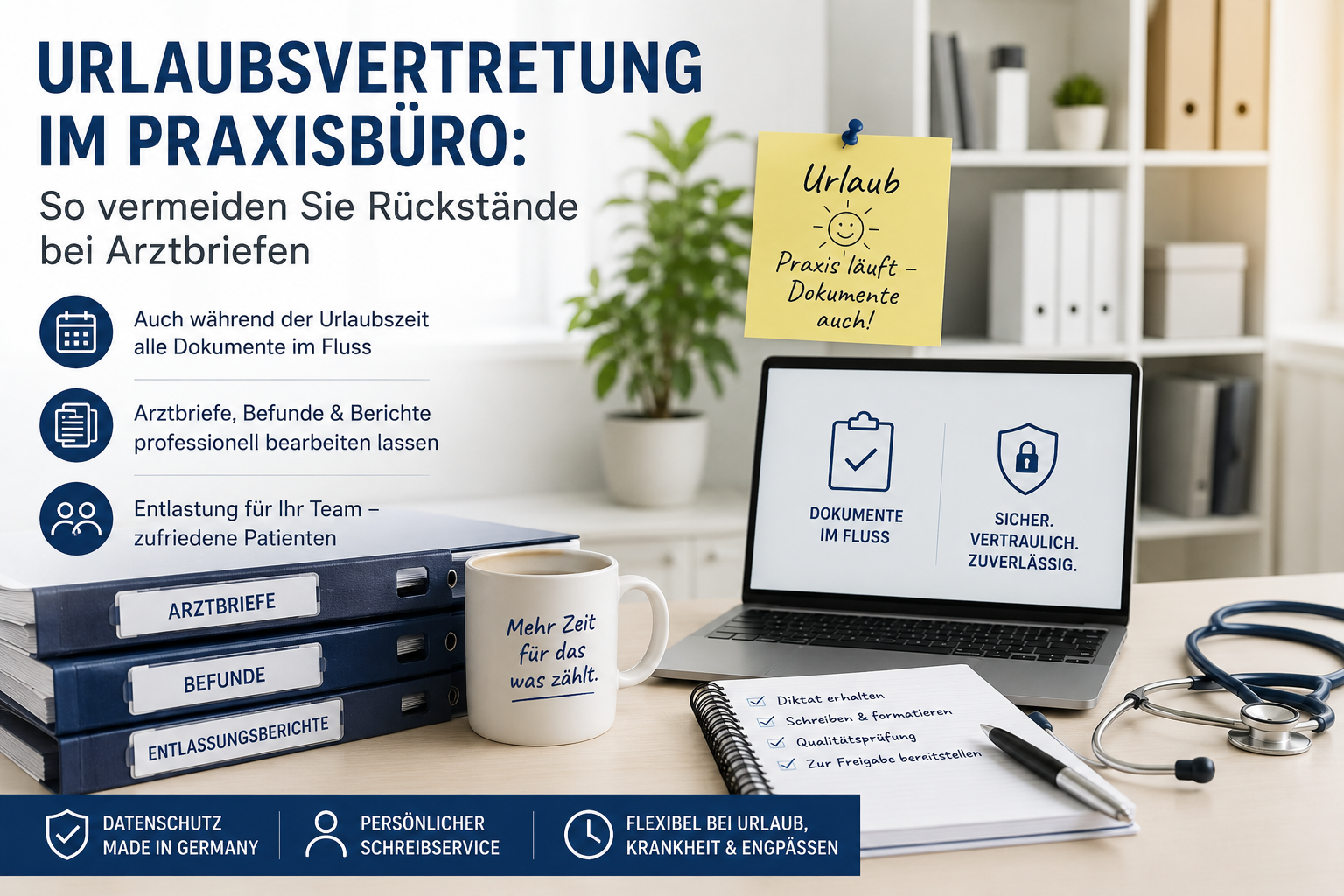 urlaubsvertretung-praxisbuero-arztbriefe